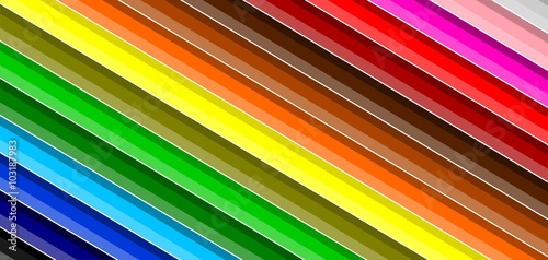 Beautiful colorful background with crayons