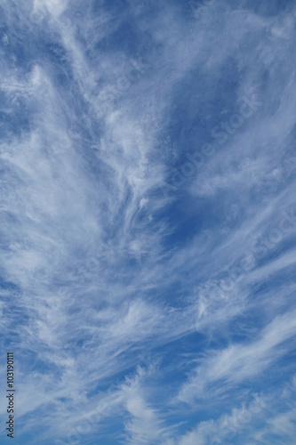 vertical tranquil cloudscape © MasterSergeant