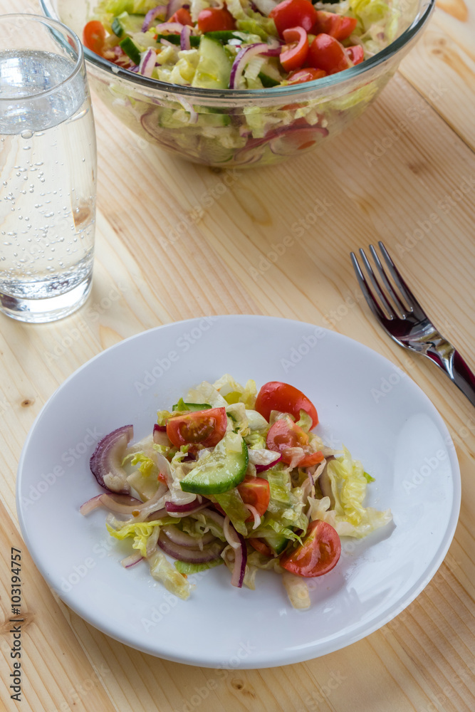 rustic vegetable salad rustic vegetable salad