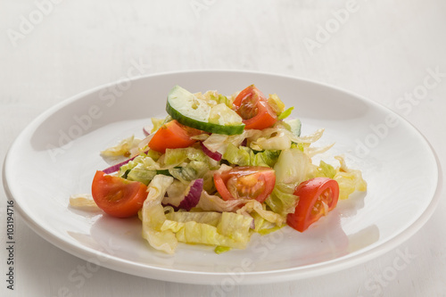 fresh vegetable salad