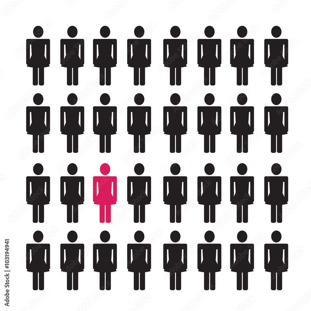 people icon think different Illustration design people icon think different Illustration design