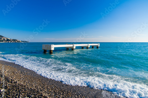 Fototapeta Naklejka Na Ścianę i Meble -  Disused diving platform