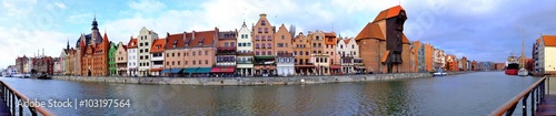 Panorama of Gdansk photo