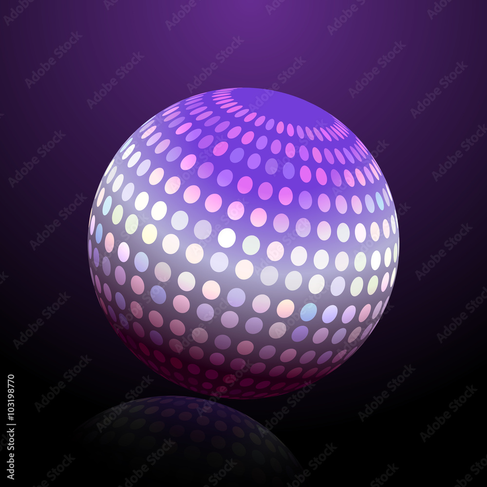 Abstract colorful sphere Abstract colorful sphere