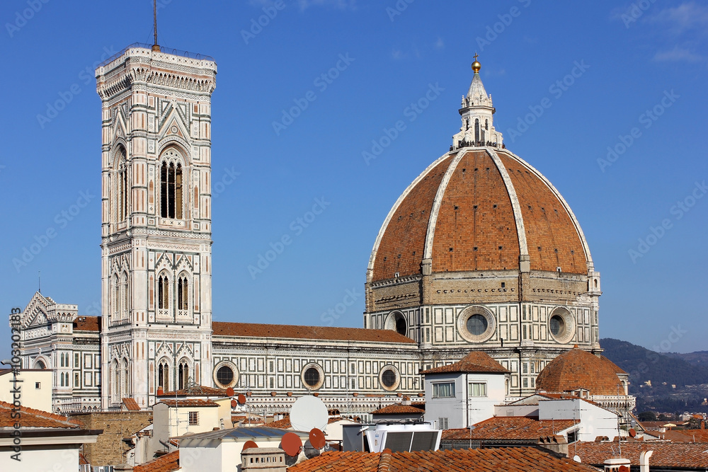 cathedral Santa Maria del Fiore in Florence, Italy