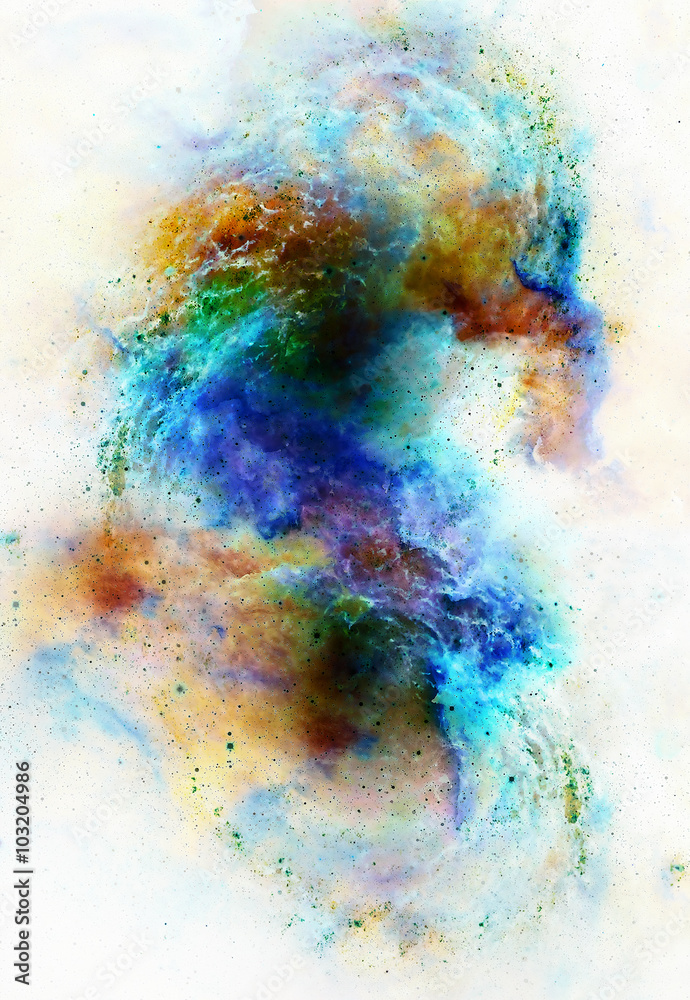 Nebula, Cosmic space and stars, cosmic abstract background. Elements of this image furnished by NASA.