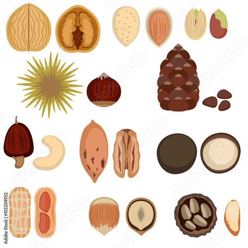 Set of nuts.