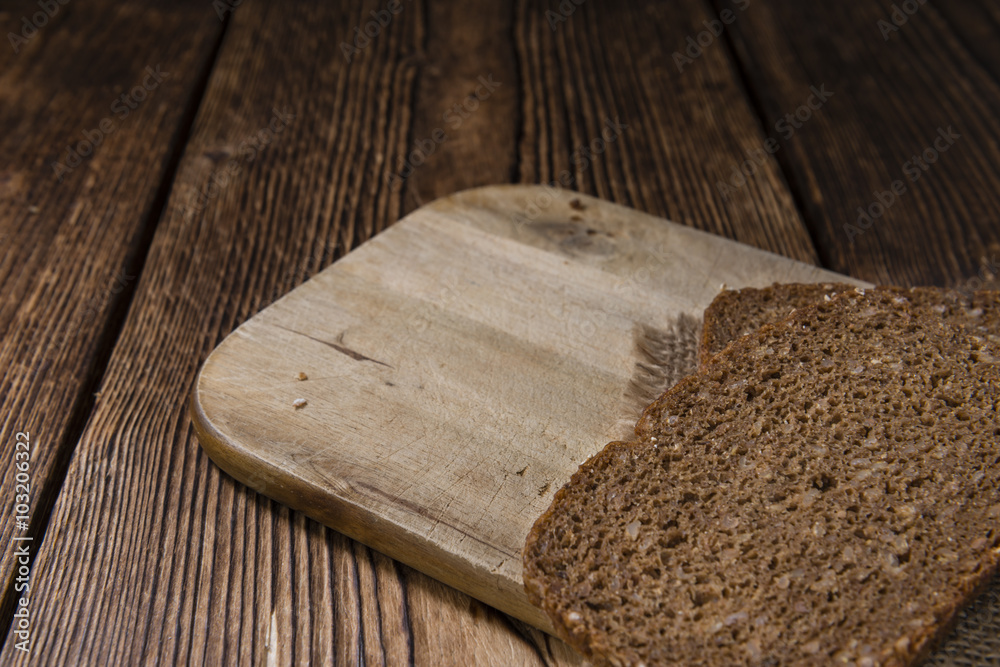 Fototapeta premium Brown Bread (sliced)