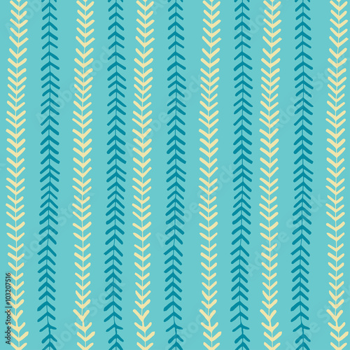 Aqua blue stripes seamless pattern