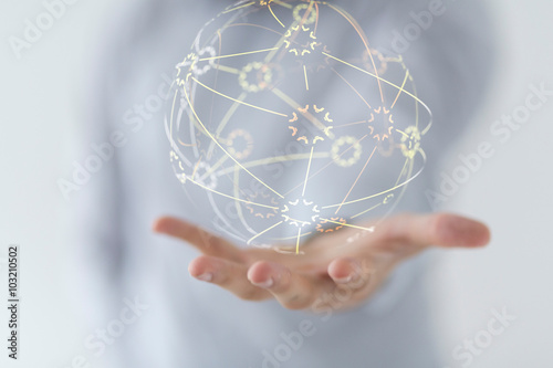 Obraz na płótnie network