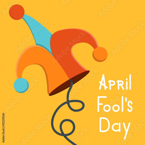 Vector modern april fools day.
