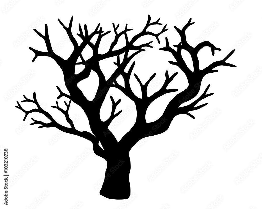 Tree vector isolated on white background. Tree vector isolated on white background.