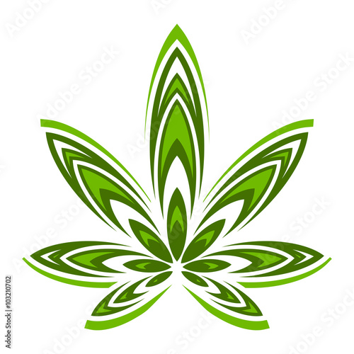 Marijuana Pot Weed Leaf Symbol