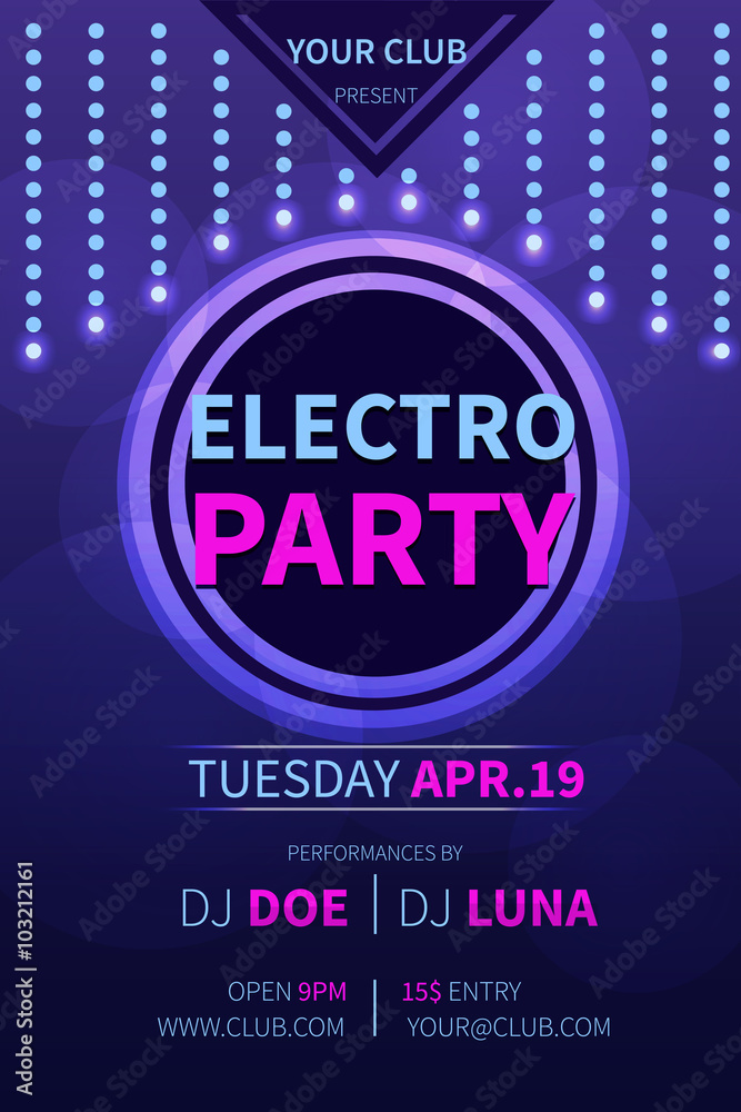 Party flyer Party flyer