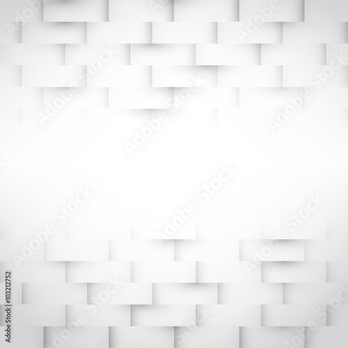 White geometric abstract background