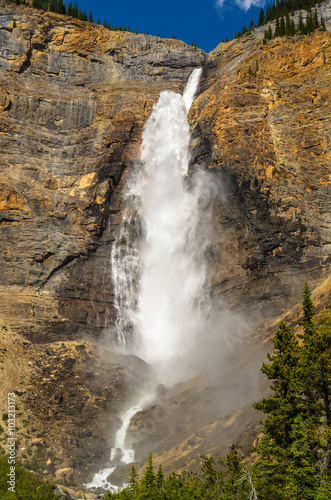 Takakkaw Falls in Yoho National Park  British Columbia  Canada.