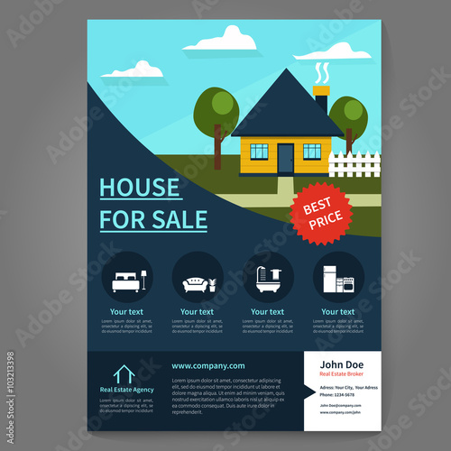 Real estate flyer