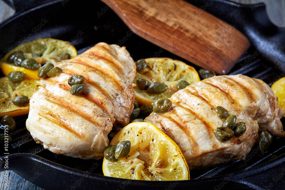 grilled chicken breasts