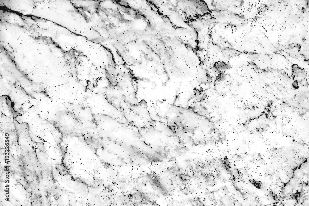Obraz premium Black and white marble texture background.