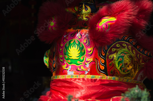 Chinese ornament during the 117th Golden Dragon Parade,