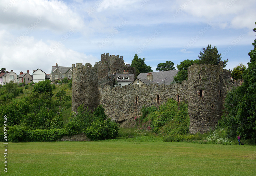 CONWY, WALES - JUNE, 2013: View on Conwy Castle. The castle is a