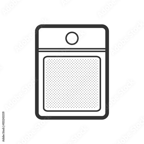 Cream sachets icon