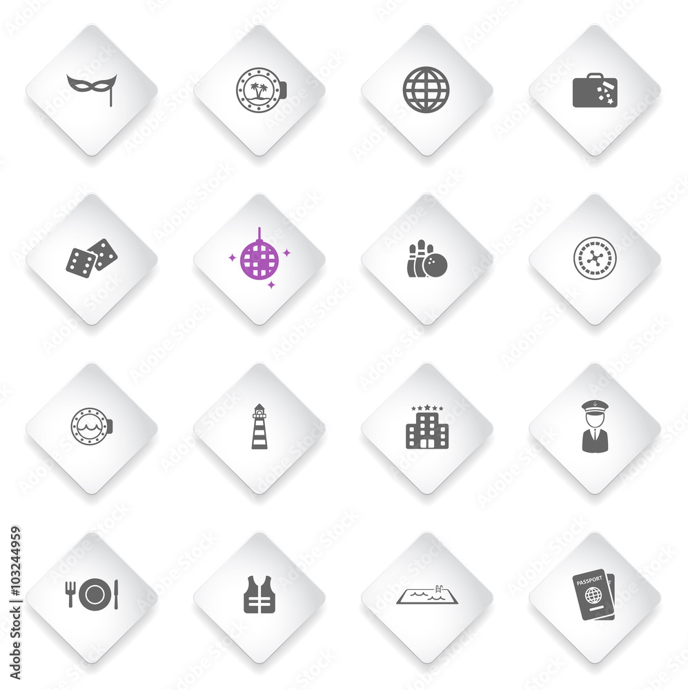 Cruise simply icons Cruise simply icons