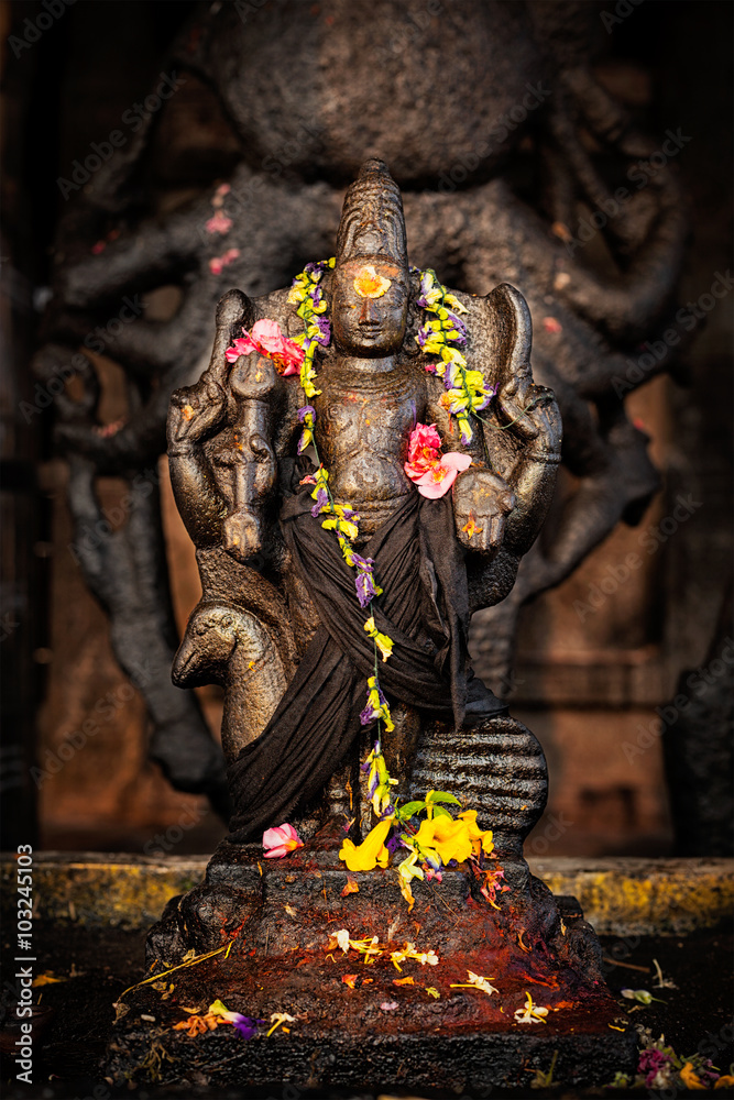 Fototapeta premium Murugan image. Brihadishwara Temple, Tanjore