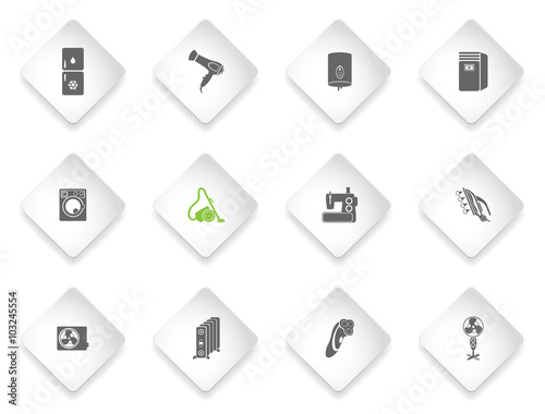 Home applicances simply icons