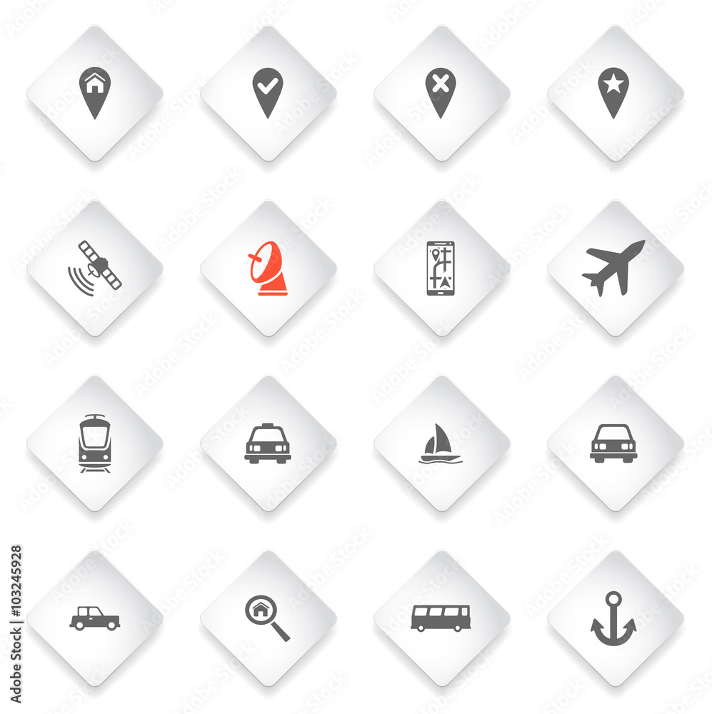 Navigation simply icons Navigation simply icons