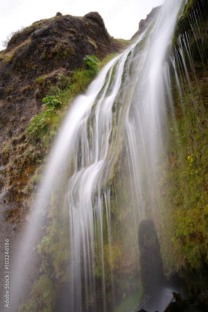 Island Wasserfall Island Wasserfall