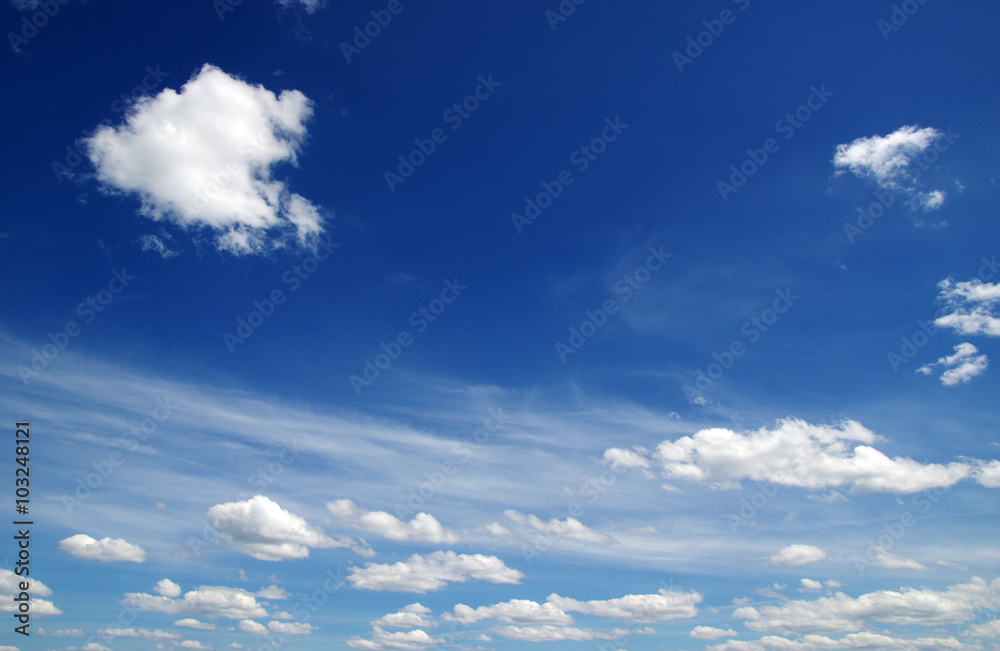 Obraz premium background of blue sky