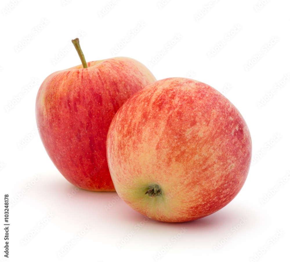 Red apple isolated on white background cutout Red apple isolated on white background cutout