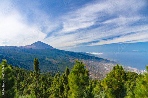 View from Mirador de Chipeque, Tenerife photo