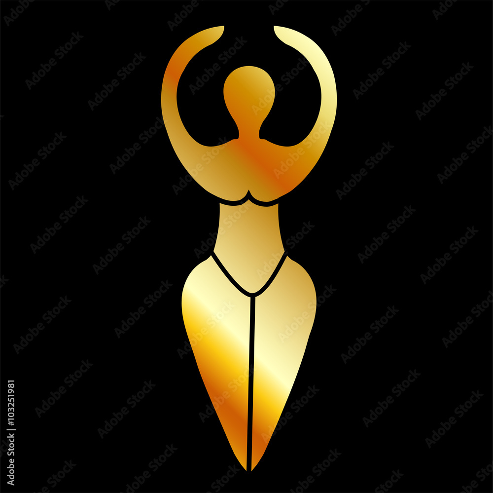 Symbol of the Wiccan goddess Adobe Stock