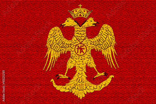 Byzatine eagle flag
