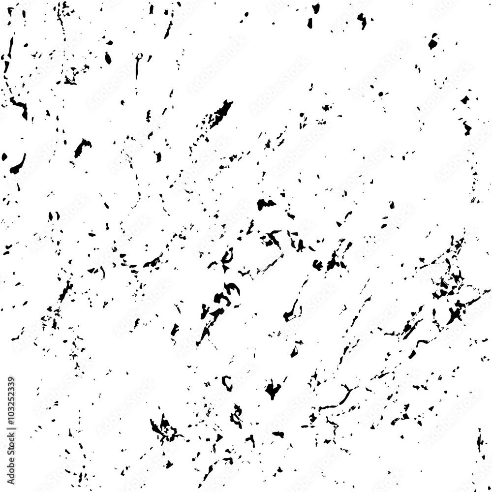 Grunge marble texture white and black. Sketch pattern to Create Distressed Effect. Overlay Distress grain monochrome design. Stylish modern background for different print products. Vector illustration