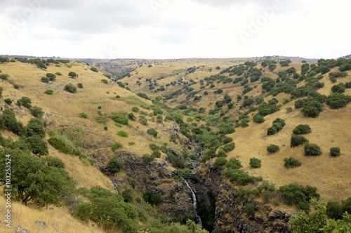 Golan Heights landscape.