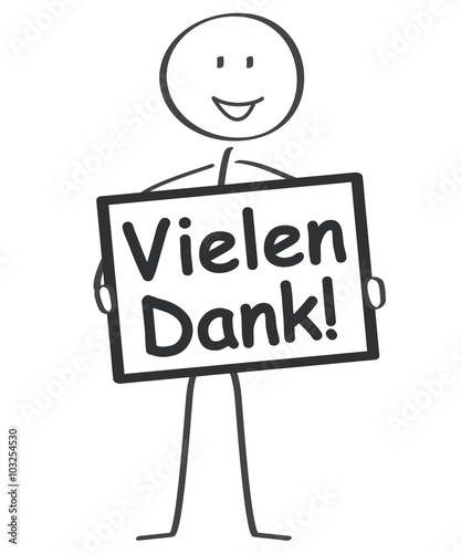 Strichmännchen sagt Vielen Dank!