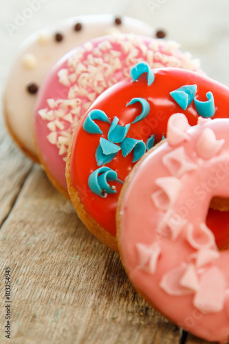 Colorful donuts © blackday