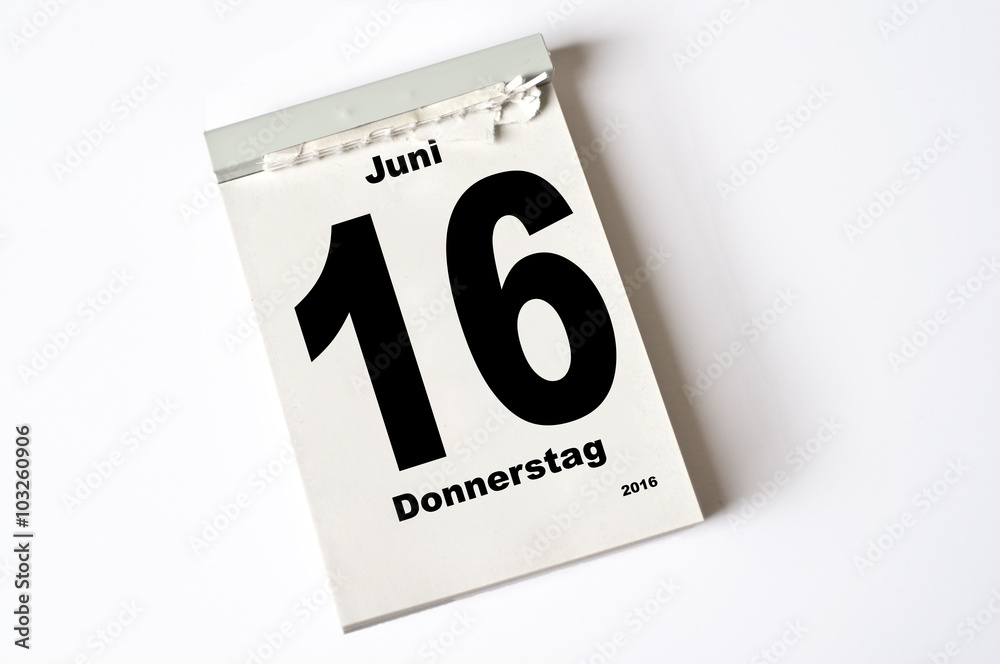 16. Juni 2016