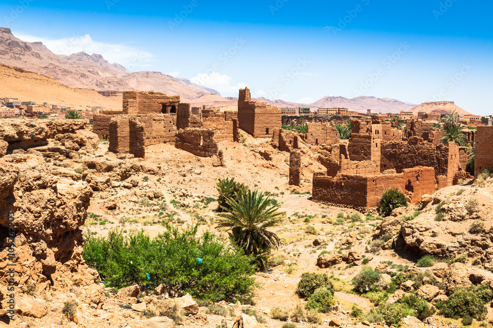 Ruins in Dades valley, Morocco