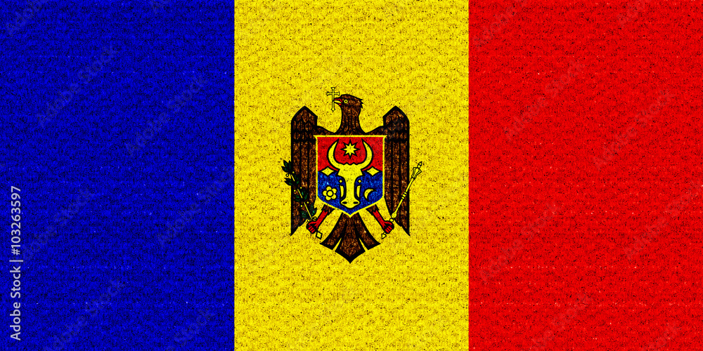 Fototapeta premium Moldova flag