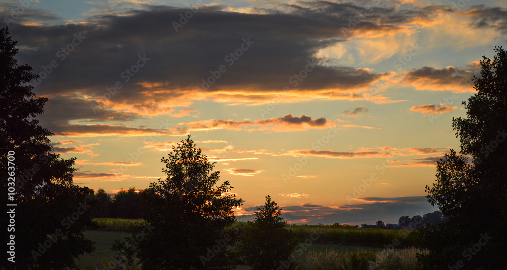 Fototapeta premium zachód słońca 