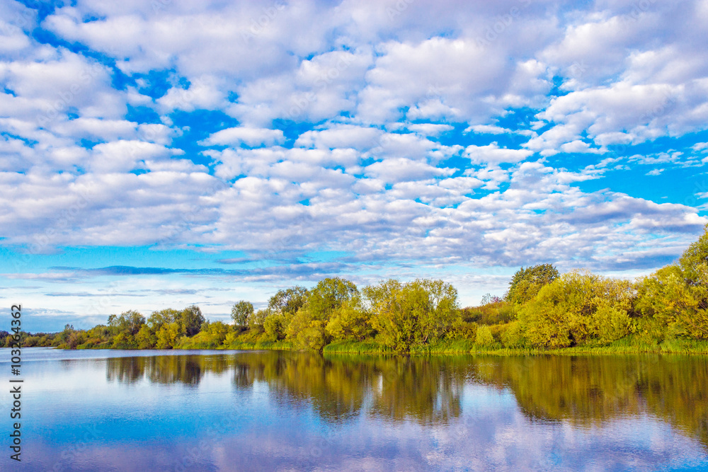 lake and clouds lake and clouds