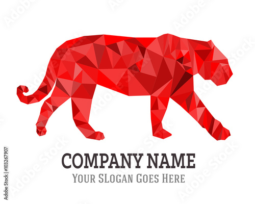 Fototapeta Naklejka Na Ścianę i Meble -  Tiger Logo