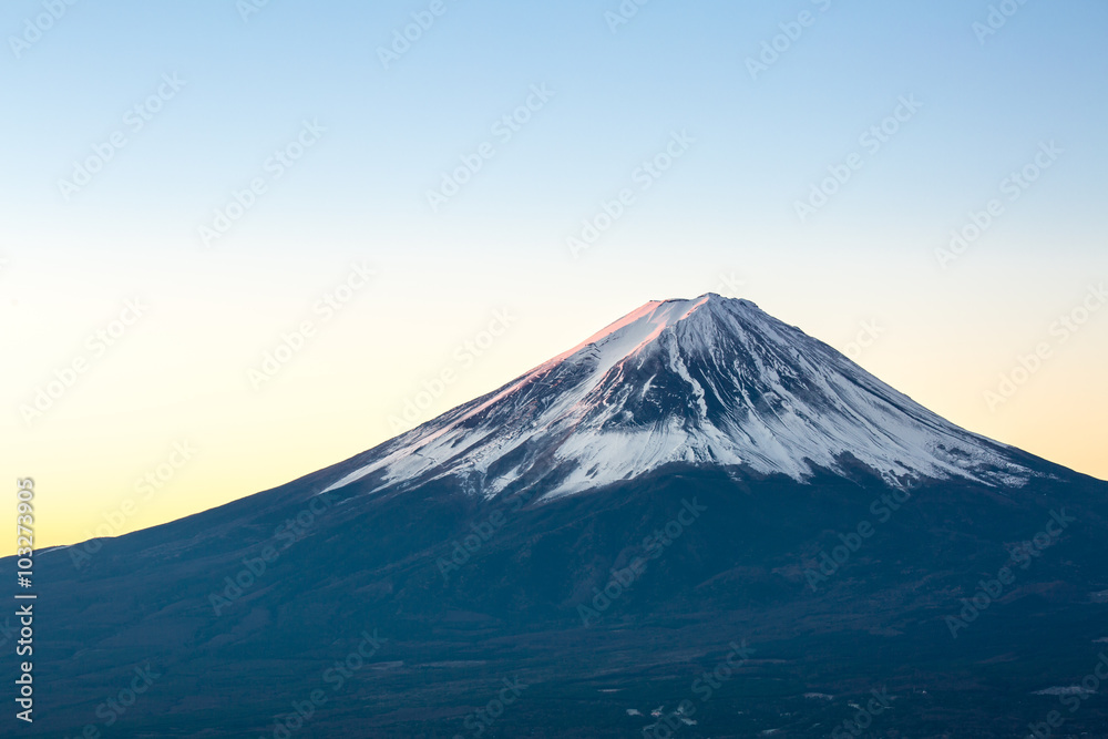 Mountain Fuji sunrise Japan