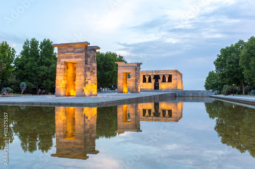 Temple de debod Madrid photo
