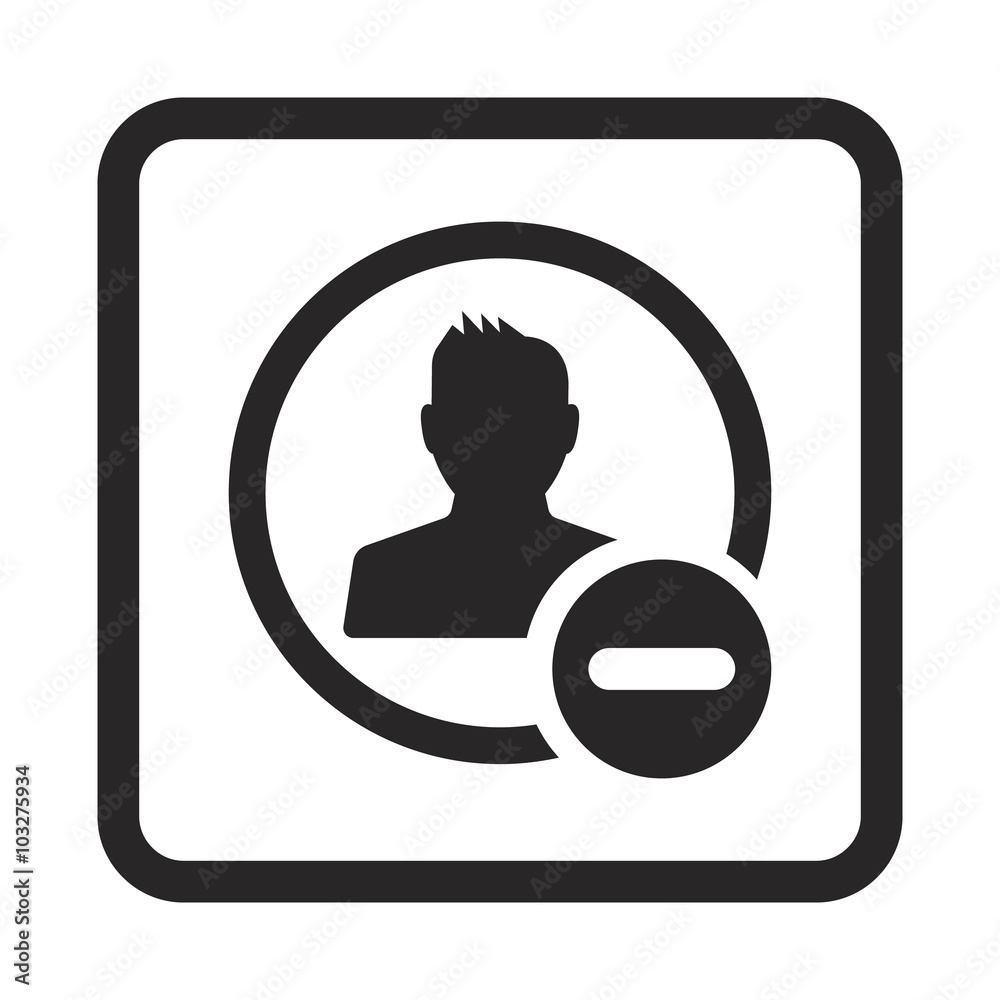 delete a contact icon delete a contact icon