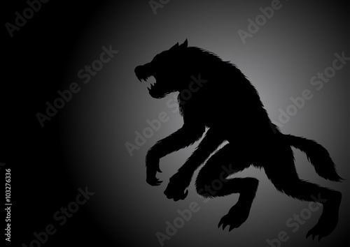 A Werewolf lurking in the dark